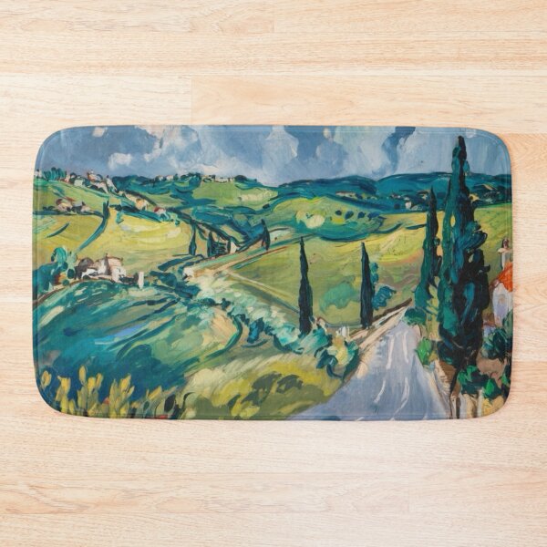 Item preview, Romantic Provence Landscape with Rolling Hills and Cypress Trees designed and sold by CARRAANN.