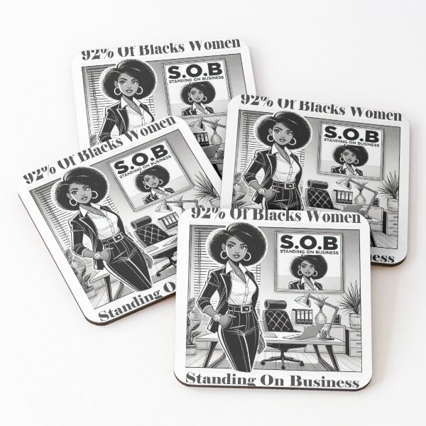 Item preview, Black women Standing On Business designed and sold by Kimmy and Zamiah Art.