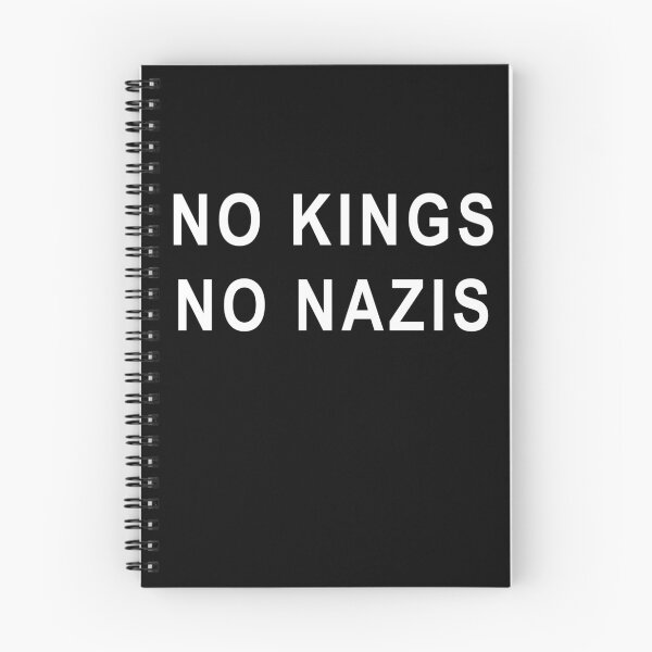 Item preview, NO KINGS NO NAZIS Bold Statement designed and sold by LoveAndDefiance.