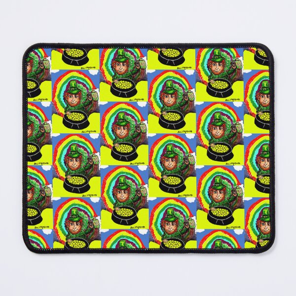 Item preview, Aos Sí The Leprechaun and his pot of gold designed and sold by The Art Queen Of Michigan .