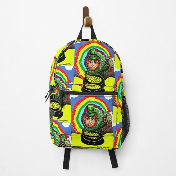 Item preview, Aos Sí The Leprechaun and his pot of gold designed and sold by The Art Queen Of Michigan .