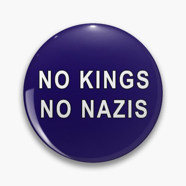 Item preview, NO KINGS NO NAZIS Bold Statement designed and sold by LoveAndDefiance.
