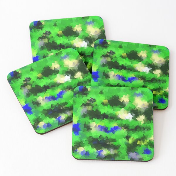 Item preview, Bright green squares designed and sold by Tiia Vissak.