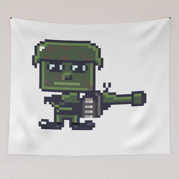 Item preview, Military dude designed and sold by pxlrobot.