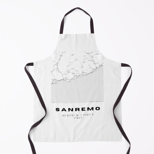 Item preview, Minimalist Sanremo Map Art - Italy City Coordinates Design designed and sold by RM-Journey.