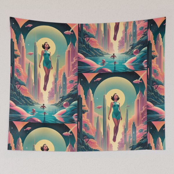 Item preview, The Pool of Tomorrow designed and sold by ArtsyStopShop.