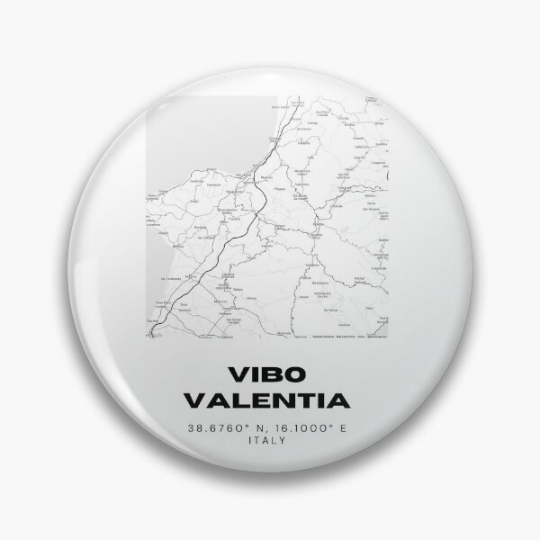 Item preview, Mapa minimalista de Vibo Valentia: diseño de coordenadas de la ciudad de Italia designed and sold by RM-Journey.