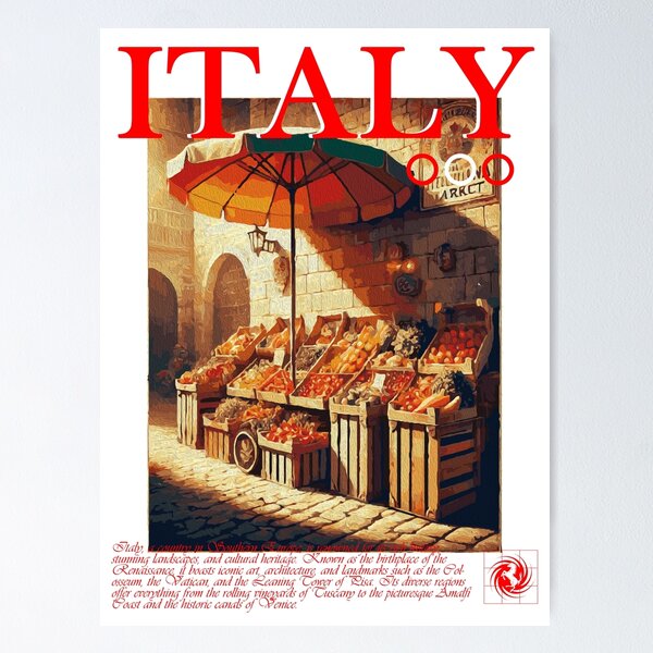 Item preview, Italy: Market of Sunlight designed and sold by Chromesthezia.