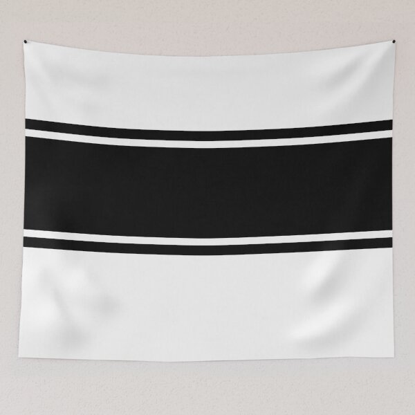 Item preview, Fulham Retro 2018 Home White and Black Hoop  designed and sold by Sporting Colour.