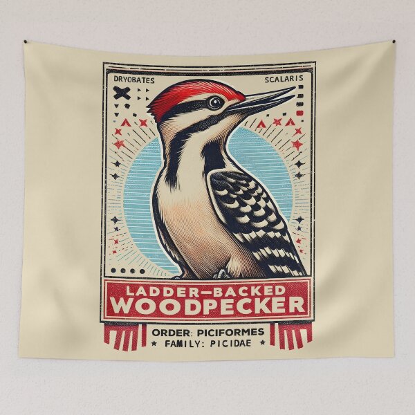 Item preview, Ladder-backed Woodpecker designed and sold by theAVIARY7.