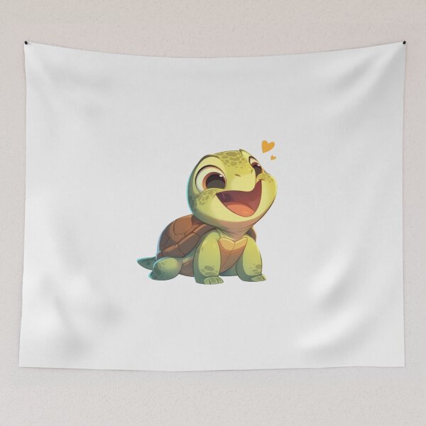 Item preview, Cute happy friend turtle designed and sold by PatternFly.