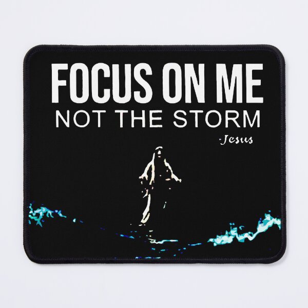 Item preview, Focus On Me Not The Storm Matthew 14 31 designed and sold by teenugs.