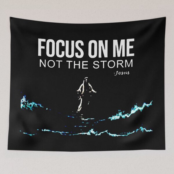 Item preview, Focus On Me Not The Storm Matthew 14 31  designed and sold by teenugs.