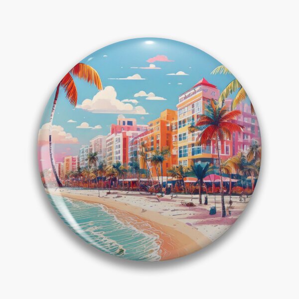 Item preview, Capture the vibrant energy of Miami Beach designed and sold by OttensPixels.