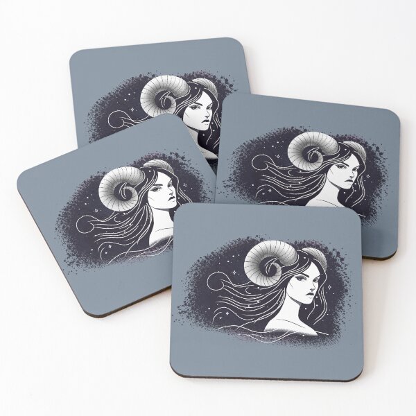 Item preview, Ariella the Aries - Slate Gray designed and sold by MaryAura.