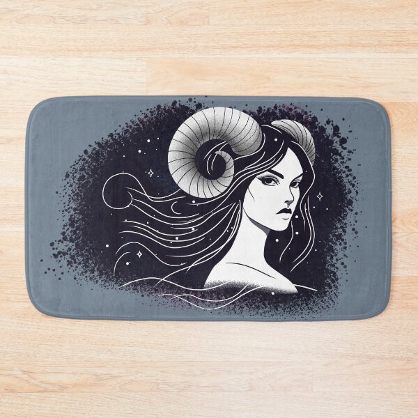 Item preview, Ariella the Aries - Slate Gray designed and sold by MaryAura.