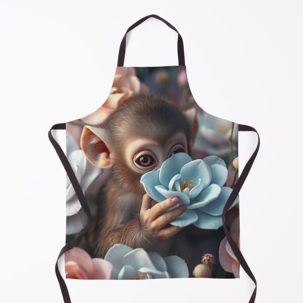 Item preview, Baby Monkey’s Blue Bloom designed and sold by PresciousPrintz.