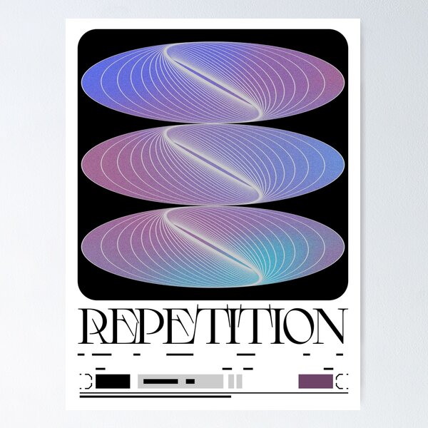 Item preview, Repetition: The Beauty of Patterns designed and sold by Chromesthezia.