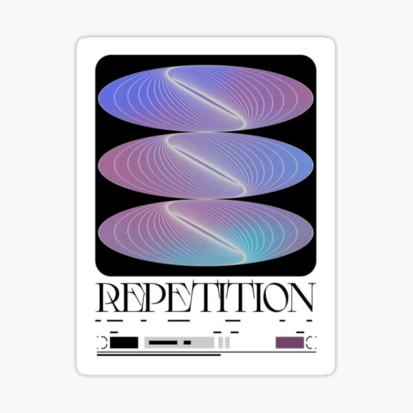 Item preview, Repetition: The Beauty of Patterns designed and sold by Chromesthezia.