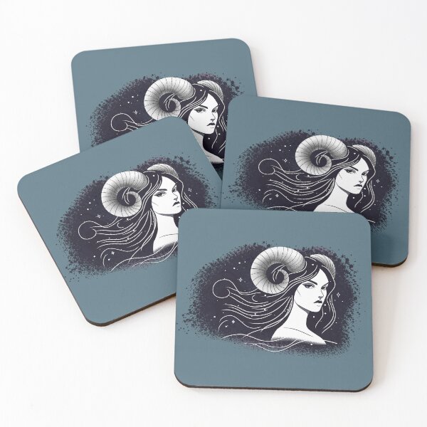 Item preview, Ariella the Aries - Stormy Blue designed and sold by MaryAura.