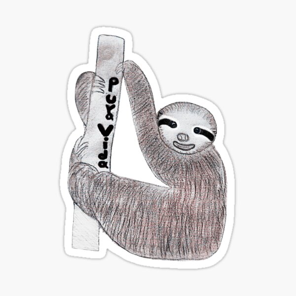 Item preview, Sloth, Costa Rica designed and sold by Ilustraciones, Maria .