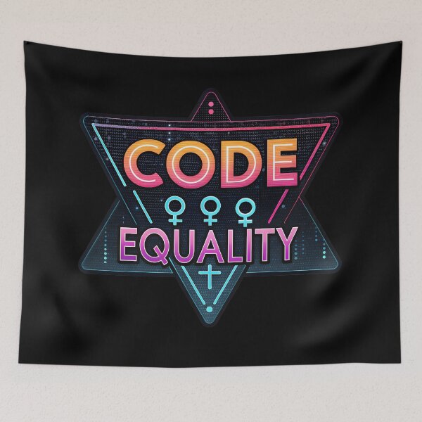 Item preview, CODE EQUALITY: Women in Tech Empowerment - Woman History Month 2025 T-Shirt designed and sold by AnnDesignStudio.