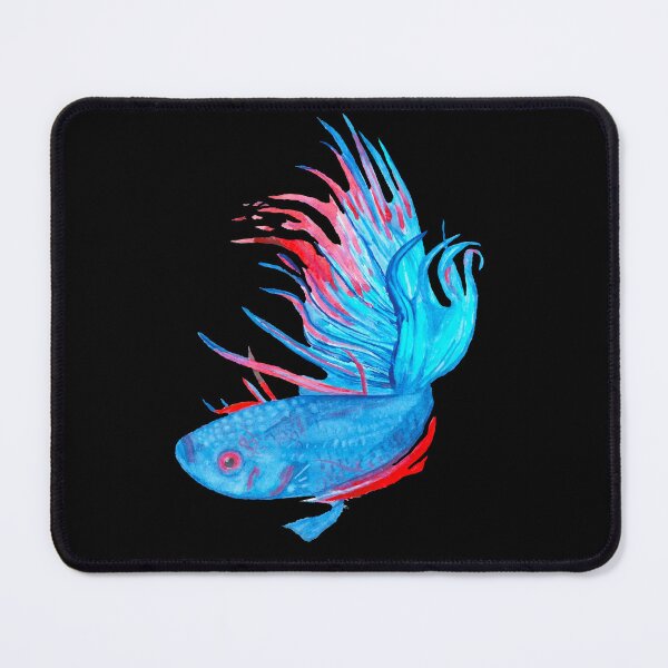 Item preview, Blue Betta Fish designed and sold by Meredith Makes Art.