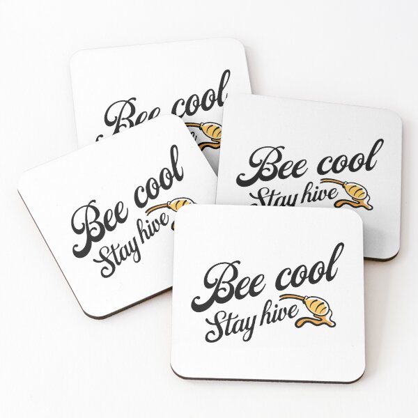 Item preview, Bee Cool Stay Hive - Honey and Bee Theme designed and sold by HandicraftArt.