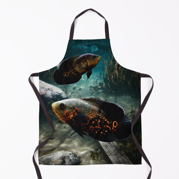 Item preview, Oscar Fish Large Oscar Cichlid Aquarium Fish Tank Wall Art  designed and sold by Aquarium Eclipse.
