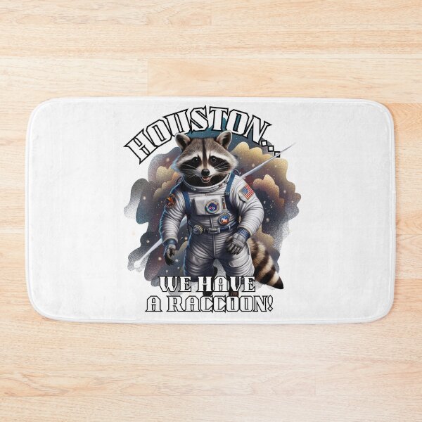 Item preview, Hilarious Astronaut Raccoon - 'Houston... We Have A Raccoon!' Design designed and sold by AdaMerch.