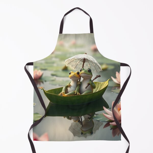 Item preview, “Frogs in Love: A Serene Boat Ride” designed and sold by PresciousPrintz.