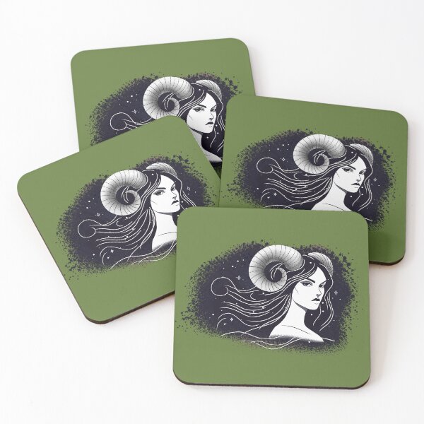 Item preview, Ariella the Aries - Olive Green designed and sold by MaryAura.