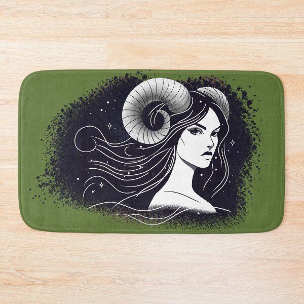 Item preview, Ariella the Aries - Olive Green designed and sold by MaryAura.