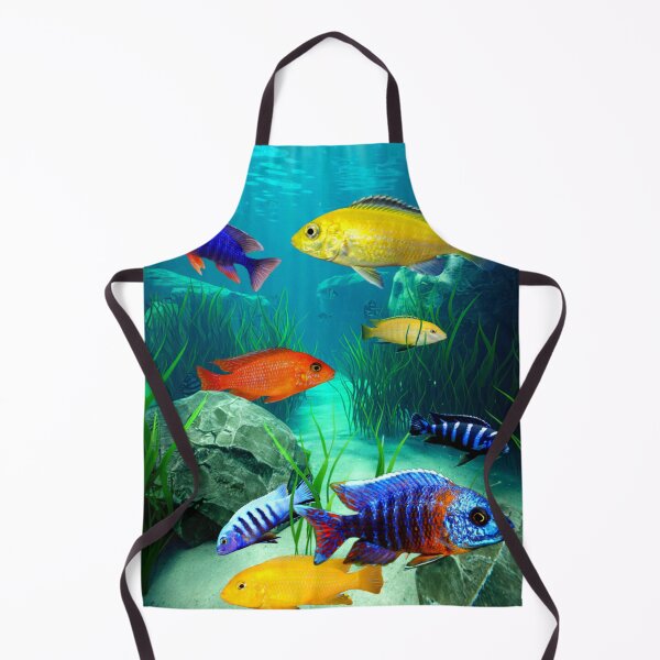 Item preview, African Cichlids Peacock Cichlid Mbuna Cichlid Aquarium Fish Tank Wall Art designed and sold by Aquarium Eclipse.