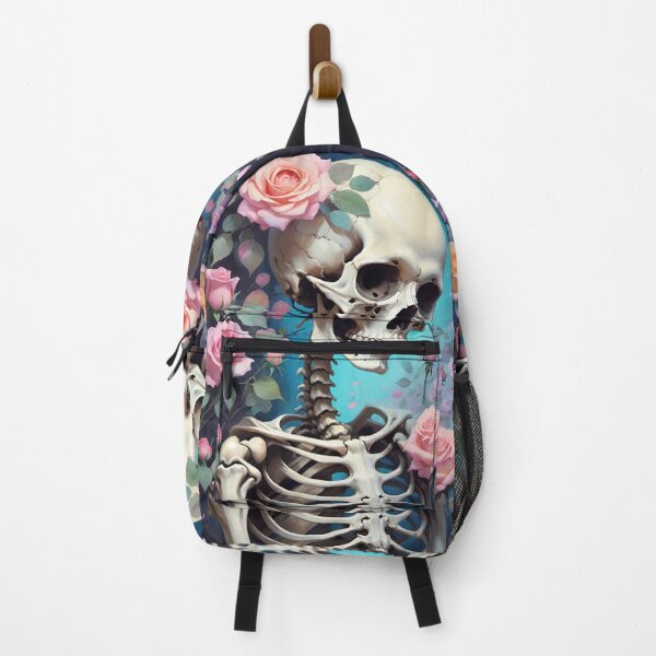 Item preview, Moody Skeleton And Pink Roses At Twilight designed and sold by CarrollGene.