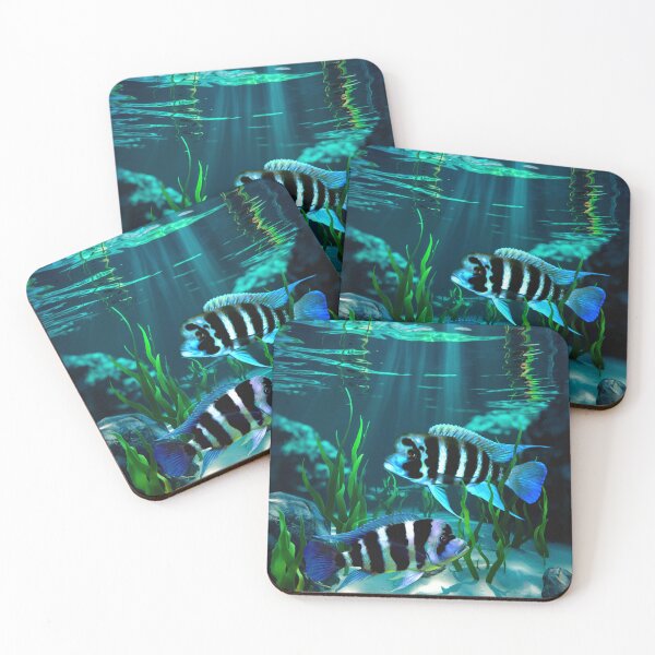 Item preview, Frontosa Cichlid Large Cichlid Aquarium Fish Tank Wall Art  designed and sold by Aquarium Eclipse.
