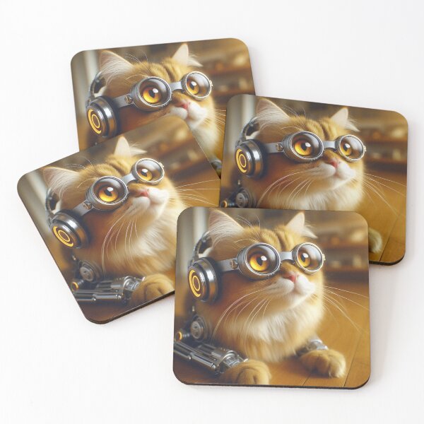 Item preview, Adorable High-Tech Cat of the Future designed and sold by FusionGaze.