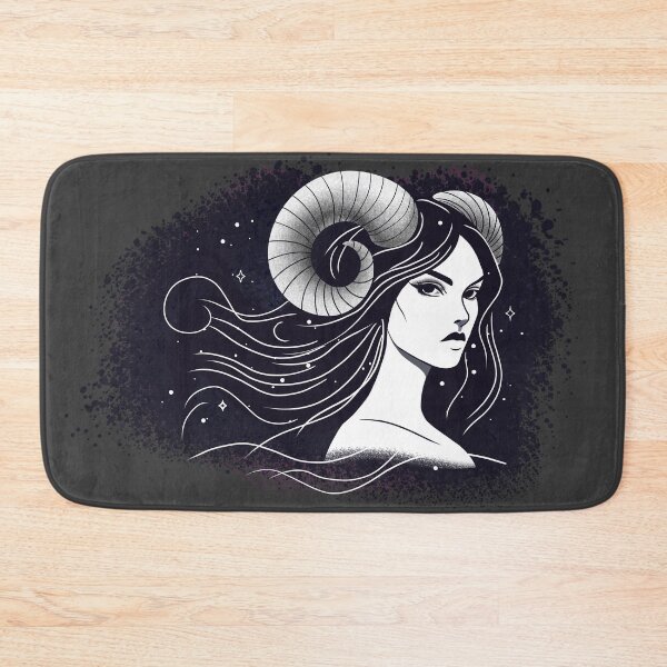 Item preview, Ariella the Aries - Deep Charcoal designed and sold by MaryAura.