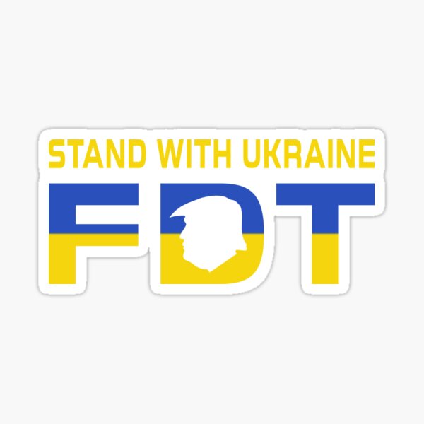Stand With Ukraine FDT Sticker Sticker