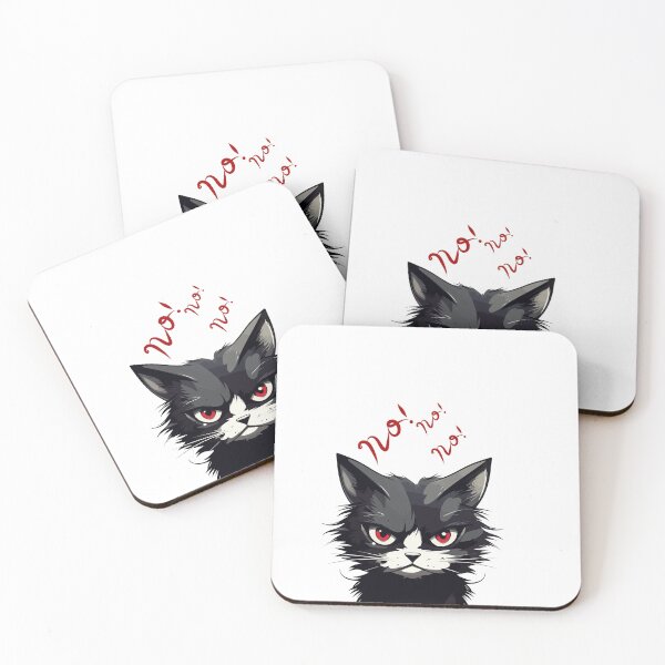 Item preview, Unimpressed black kitten designed and sold by ZMaria.