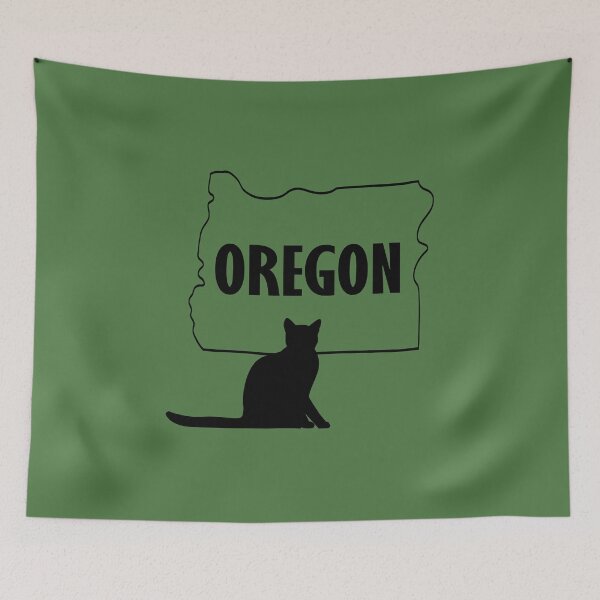 Item preview, Cats and Oregon | State Pride for Pet Lovers designed and sold by GoblinBoutique.