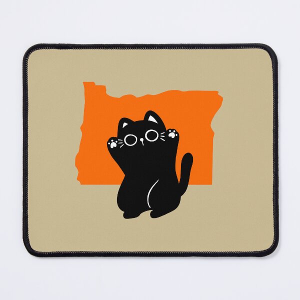 Item preview, Happy Cat Loves Oregon | State Pride for Pet Lovers designed and sold by GoblinBoutique.