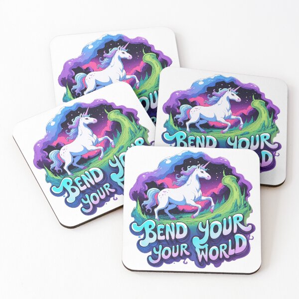 Item preview, Bend Your World – Reality-Warping Unicorn designed and sold by zoughlal.