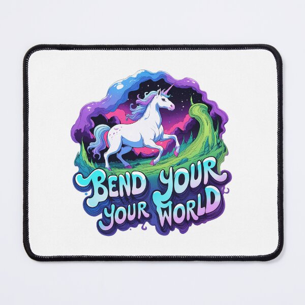 Item preview, Bend Your World – Reality-Warping Unicorn designed and sold by zoughlal.