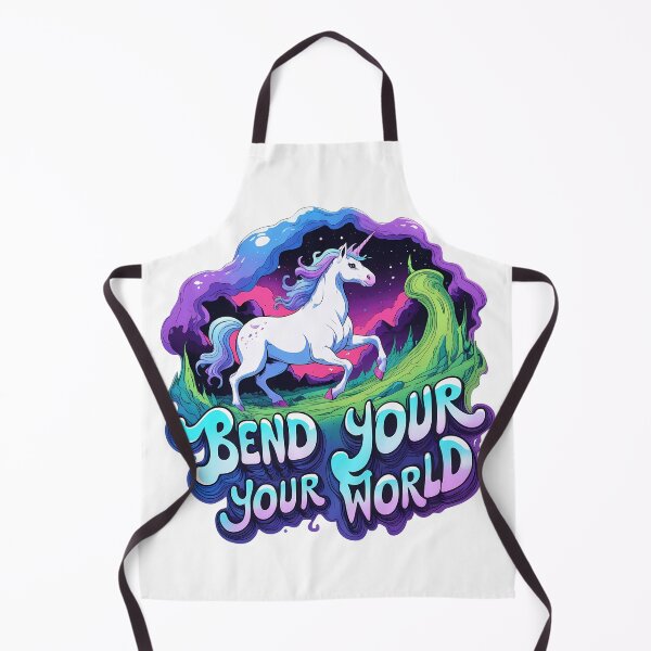 Item preview, Bend Your World – Reality-Warping Unicorn designed and sold by zoughlal.