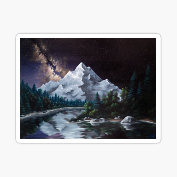 Item preview, Milky Way Mountain designed and sold by MalMakes.