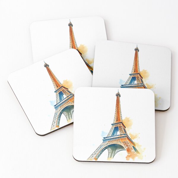 Item preview, Eiffel Blue-Orange designed and sold by Shirtastically.
