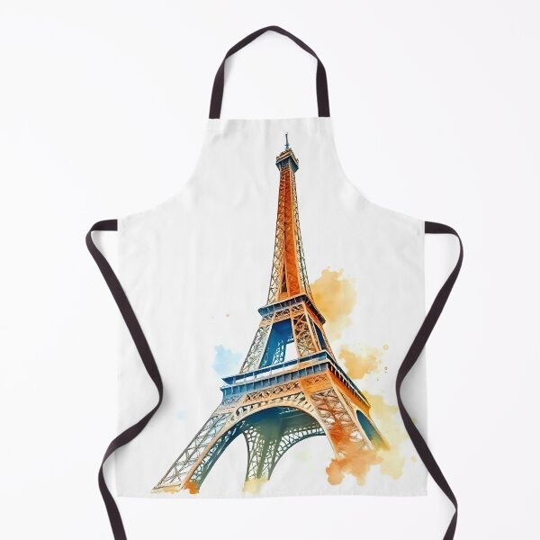 Item preview, Eiffel Blue-Orange designed and sold by Shirtastically.