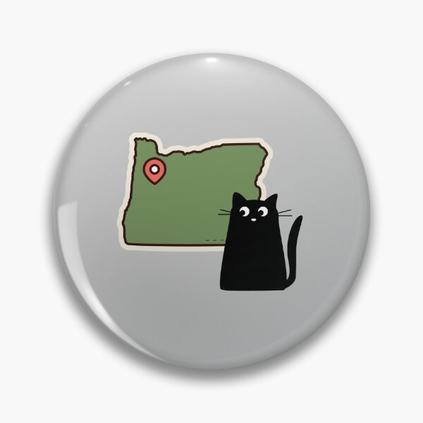 Item preview, Cat's Rule Oregon | State Pride for Pet Lovers designed and sold by GoblinBoutique.