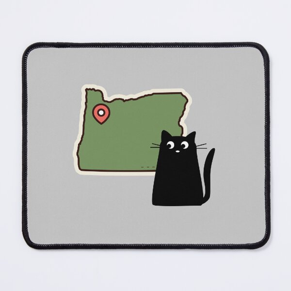 Item preview, Cat's Rule Oregon | State Pride for Pet Lovers designed and sold by GoblinBoutique.